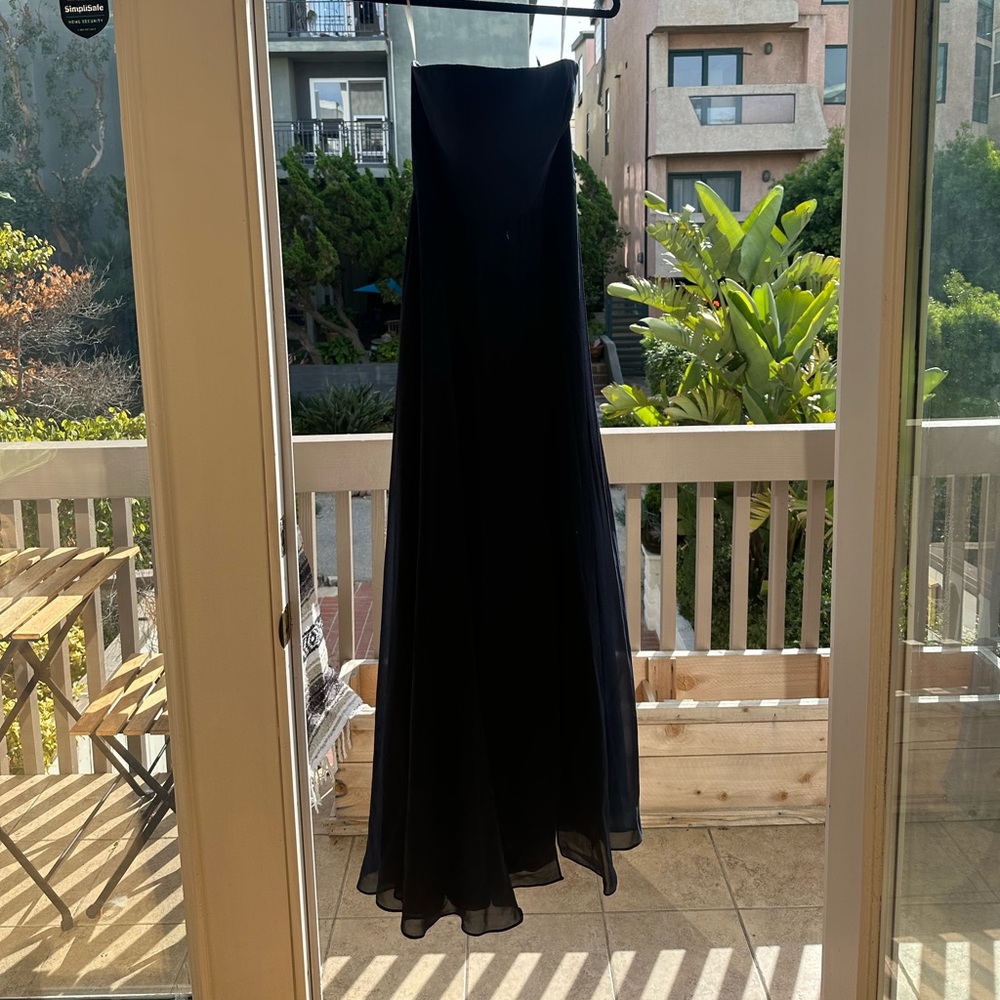 Jenny Yop navy strapless